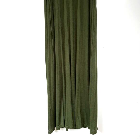 Theory Scoop Neck Glemma Heart Rayon Sleeveless Maxi Dress Size Small - Picture 9 of 13